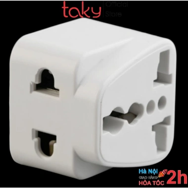 Ổ Cắm Chuyển Taky 3 chân sang 2 chân dẹt US/Japan/Đài Loan - Chia 2 ra ổ cắm, Giá ưu đãi 79.000đ 4