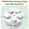 Ổ Cắm Đa Năng 2.500W USB Type C Xoay Tròn 2m Công Tắc An Toàn Đèn Ngủ Giá 500k 4