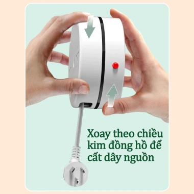 Ổ Cắm Đa Năng 2.500W USB Type C Xoay Tròn 2m Công Tắc An Toàn Đèn Ngủ Giá 500k