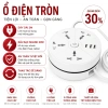 Ổ Cắm Đa Năng 2.500W USB Type C Xoay Tròn 2m Công Tắc An Toàn Đèn Ngủ Giá 500k 10