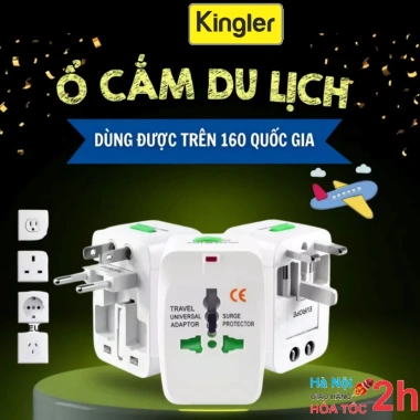 Ổ Cắm Đa Năng 8.604 Chuyển Đổi Phích Cắm Du Lịch Quốc Tế An Toàn - Giá 169.000₫