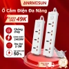 Ổ Cắm Đa Năng ANRMESUN 2.400W Chống Cháy Chống Giật, An Toàn, Sạc Nhanh, Dây Cáp 2-3m Lõi Đồng