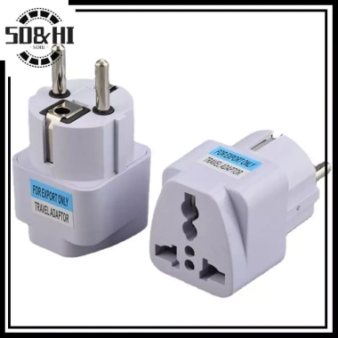 Ổ cắm đa năng AU UK US sang EU E/F - Chuyển đổi du lịch Pháp Tây Ban Nha, giá 43.758₫