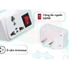 Ổ Cắm Đa Năng Chuyển Đổi 3 Chấu Sang 2 Chấu - Công Tắc An Toàn, Phù Hợp Nhiều Loại Cắm - Phụ Kiện Home 8.609 9