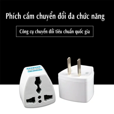 Ổ cắm đa năng du lịch Aichi House - Chuyển đổi mọi phích cắm, bảo vệ quá tải, giá 12.950₫