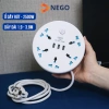 Ổ cắm đa năng Nego 2.500W cổng USB, dây rút 1,9‑3,8m, chống giật, chịu nhiệt, 240.000₫