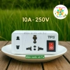 Ổ cắm đa năng Tiến Phát 10A 250V – Du lịch tiện lợi, kèm công tắc siêu an toàn