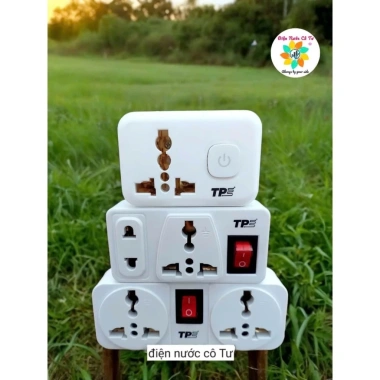 Ổ cắm đa năng Tiến Phát 10A 250V – Du lịch tiện lợi, kèm công tắc siêu an toàn