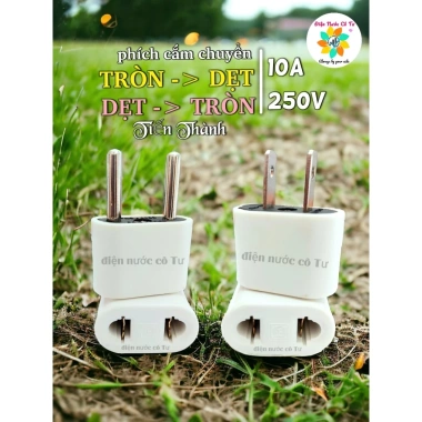 Ổ cắm đa năng Tiến Phát 10A 250V – Du lịch tiện lợi, kèm công tắc siêu an toàn