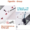Ổ cắm đa năng Tigerlife GKKA39 6 ổ + 6 cổng sạc, PD nhanh 2.500W - 198.950₫ 2