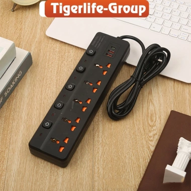 Ổ cắm đa năng Tigerlife GKKA39 6 ổ + 6 cổng sạc, PD nhanh 2.500W - 198.950₫
