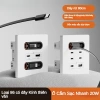 Ổ cắm đa năng văn phòng du lịch 3USB 20W – Chống dính thông minh, giá chỉ 309k 2