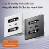 Ổ cắm đa năng văn phòng du lịch 3USB 20W – Chống dính thông minh, giá chỉ 309k 3