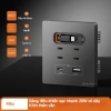 Ổ cắm đa năng văn phòng du lịch 3USB 20W – Chống dính thông minh, giá chỉ 309k 7