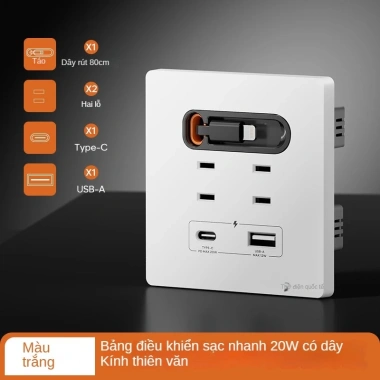 Ổ cắm đa năng văn phòng du lịch 3USB 20W – Chống dính thông minh, giá chỉ 309k 10 Ổ cắm đa năng văn phòng du lịch 3USB 20W – Chống dính thông minh, giá chỉ 309k 10