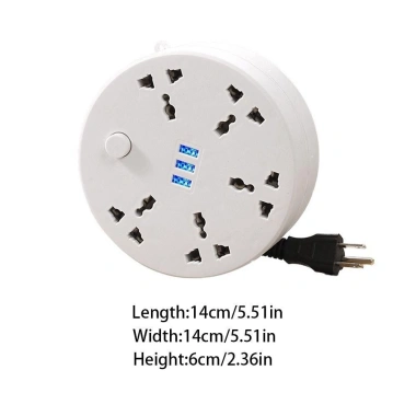 Ổ cắm dây nối dài YIYU 3 cổng USB sạc điện thoại - Dây dài tiện du lịch, giá chỉ 202.290₫ 2