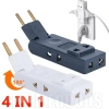 Ổ cắm điện 4 trong 1 EU đa năng - Xoay 180 mở rộng tường, phụ kiện du lịch, nguồn di động - Giá chỉ 60.940₫