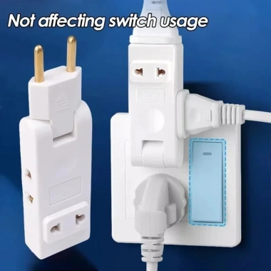 Ổ cắm điện 4 trong 1 EU đa năng - Xoay 180 mở rộng tường, phụ kiện du lịch, nguồn di động - Giá chỉ 60.940₫