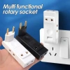 Ổ cắm điện 4 trong 1 EU đa năng - Xoay 180 mở rộng tường, phụ kiện du lịch, nguồn di động - Giá chỉ 60.940₫ 6