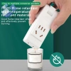 Ổ cắm điện 4 trong 1 US xoay đa năng - Bộ chuyển đổi nguồn di động, mở rộng tường du lịch, an toàn, giá ưu đãi 2