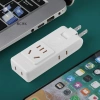 Ổ cắm điện 4 trong 1 US xoay đa năng - Bộ chuyển đổi nguồn di động, mở rộng tường du lịch, an toàn, giá ưu đãi 9