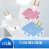 Ổ cắm điện chia 3 đa năng, chuyển đổi 3 in 1 xoay 180 do tiện dụng - Giá chỉ 24.000