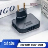 Ổ cắm điện chia 3 đa năng, chuyển đổi 3 in 1 xoay 180 do tiện dụng - Giá chỉ 24.000 7