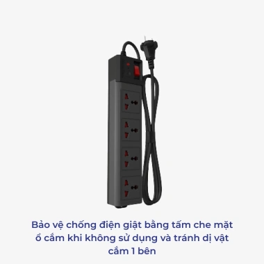 Ổ cắm điện chống giật Rạng Đông OC04 3m/5m - Bảo vệ an toàn, giá ưu đãi 320k 4