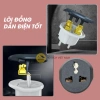 Ổ cắm điện chuyển đổi 3 chấu sang 2 chấu HOTECH TH3H 2.500-4.000W, chống cháy, an toàn, tiêu chuẩn EU, 10.000đ 3