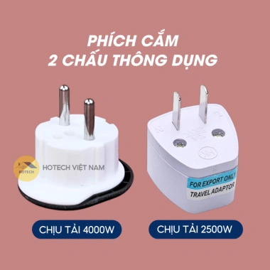 Ổ cắm điện chuyển đổi 3 chấu sang 2 chấu HOTECH TH3H 2.500-4.000W, chống cháy, an toàn, tiêu chuẩn EU, 10.000đ 4 Ổ cắm điện chuyển đổi 3 chấu sang 2 chấu HOTECH TH3H 2.500-4.000W, chống cháy, an toàn, tiêu chuẩn EU, 10.000đ 4