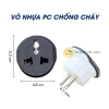 Ổ cắm điện chuyển đổi 3 chấu sang 2 chấu HOTECH TH3H 2.500-4.000W, chống cháy, an toàn, tiêu chuẩn EU, 10.000đ 5
