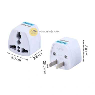 Ổ cắm điện chuyển đổi 3 chấu sang 2 chấu HOTECH TH3H 2.500-4.000W, chống cháy, an toàn, tiêu chuẩn EU, 10.000đ 7 Ổ cắm điện chuyển đổi 3 chấu sang 2 chấu HOTECH TH3H 2.500-4.000W, chống cháy, an toàn, tiêu chuẩn EU, 10.000đ 7