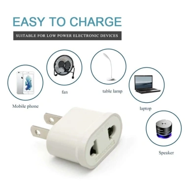 Ổ cắm điện chuyển đổi chân dẹp sang chân tròn cho phích cắm VN - Giá chỉ 11.000đ 3 Ổ cắm điện chuyển đổi chân dẹp sang chân tròn cho phích cắm VN - Giá chỉ 11.000đ 3