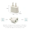 Ổ cắm điện chuyển đổi chân dẹp sang chân tròn cho phích cắm VN - Giá chỉ 11.000đ 8