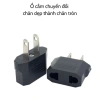 Ổ cắm điện chuyển đổi chân dẹp sang chân tròn cho phích cắm VN - Giá chỉ 11.000đ 9