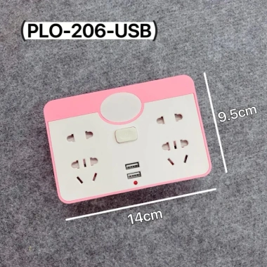 Ổ Cắm Điện Chuyển Đổi tích hợp Đèn Ngủ và Sạc USB - Giá chỉ 29.000 VND, tiết kiệm năng lượng