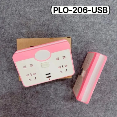 Ổ Cắm Điện Chuyển Đổi tích hợp Đèn Ngủ và Sạc USB - Giá chỉ 29.000 VND, tiết kiệm năng lượng