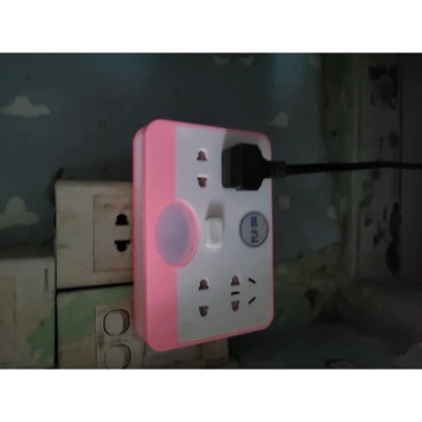 Ổ Cắm Điện Chuyển Đổi tích hợp Đèn Ngủ và Sạc USB - Giá chỉ 29.000 VND, tiết kiệm năng lượng