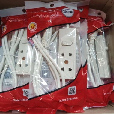 Ổ cắm điện công tắc nối dài 2m Tiến Thành 2.000W, nhỏ gọn bỏ túi du lịch - 59.000₫