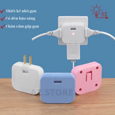 Ổ cắm điện đa năng 3 ngõ, xoay 180 độ, công suất 2.500W, mẫu mã đa dạng, giá chỉ 17.000đ 7