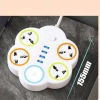 Ổ cắm điện đa năng 3m dài hình Hoa Mai, chống giật thông minh 2.200W USB 2