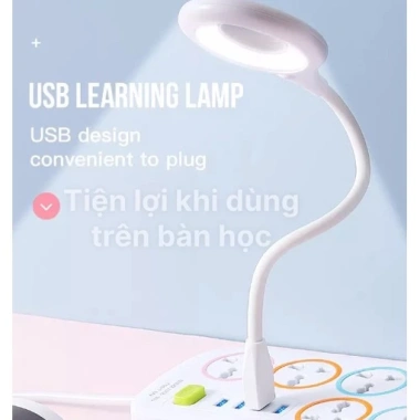 Ổ cắm điện đa năng 3m dài hình Hoa Mai, chống giật thông minh 2.200W USB