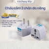 Ổ cắm điện đa năng ABS chịu nhiệt chuyển 2 chân sang 3 chân du lịch 45.000₫
