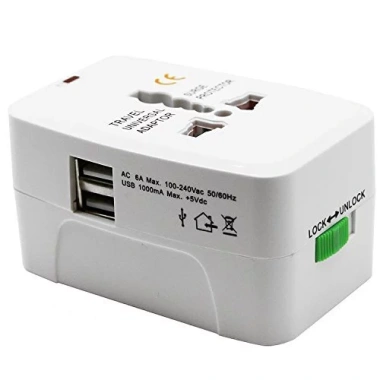 Ổ cắm điện đa năng chuyển đổi USB & Type‑C – Phụ kiện du lịch tiện lợi, giá 52.000₫