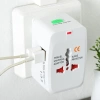 Ổ cắm điện đa năng du lịch quốc tế 2 cổng USB - Đen, chuẩn an toàn, giá chỉ 44.550₫ 5