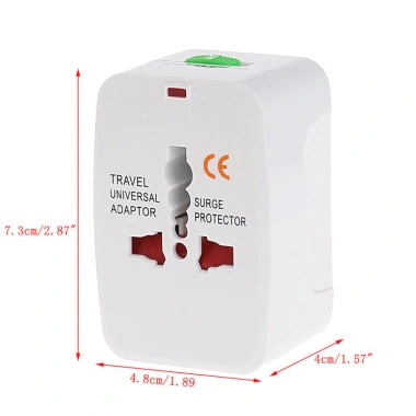 Ổ cắm điện đa năng du lịch quốc tế (dẹt, tròn, vuông) 10A 2.500W - Giá 42.599₫