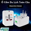 Ổ cắm điện đa năng du lịch Universal Travel Adapter nhiều đầu - Tương thích toàn cầu, an toàn, giảm giá 59.000₫