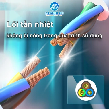 Ổ Cắm Điện Đa Năng Manigo 2.500W - Nhiều Lỗ, USB Type‑C PD 20W, An Toàn, Giá Ưu Đãi 388.000₫