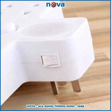Ổ cắm điện đa năng tích hợp đèn ngủ USB - Tiện lợi, an toàn, sạc nhanh, giảm 19%