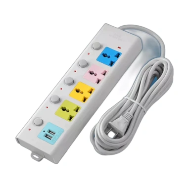 Ổ Cắm Điện Đa Năng USB 4 Ngõ, Chống Giật, Có Chốt An Toàn, Tiết Kiệm Không Gian, Giá Chỉ 60.000₫